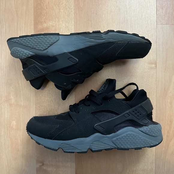Nike Huarache Men 10.5 black/grey - Picture 1 of 15